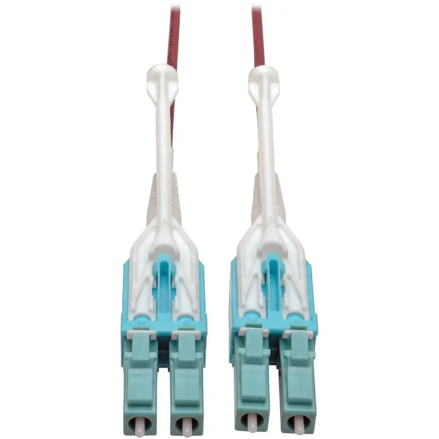 Eaton Tripp Lite Series 10G Duplex Multimode 50/125 OM4 LSZH Fiber Optic Cable (LC/LC) - 5 meters, Magenta