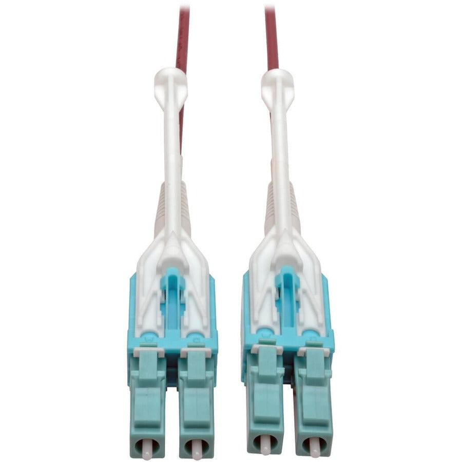 Eaton Tripp Lite Series N821-05M-MG-T 10 Gb OM4 Duplex Multimode Fiber Patch Cable with LC Connectors
