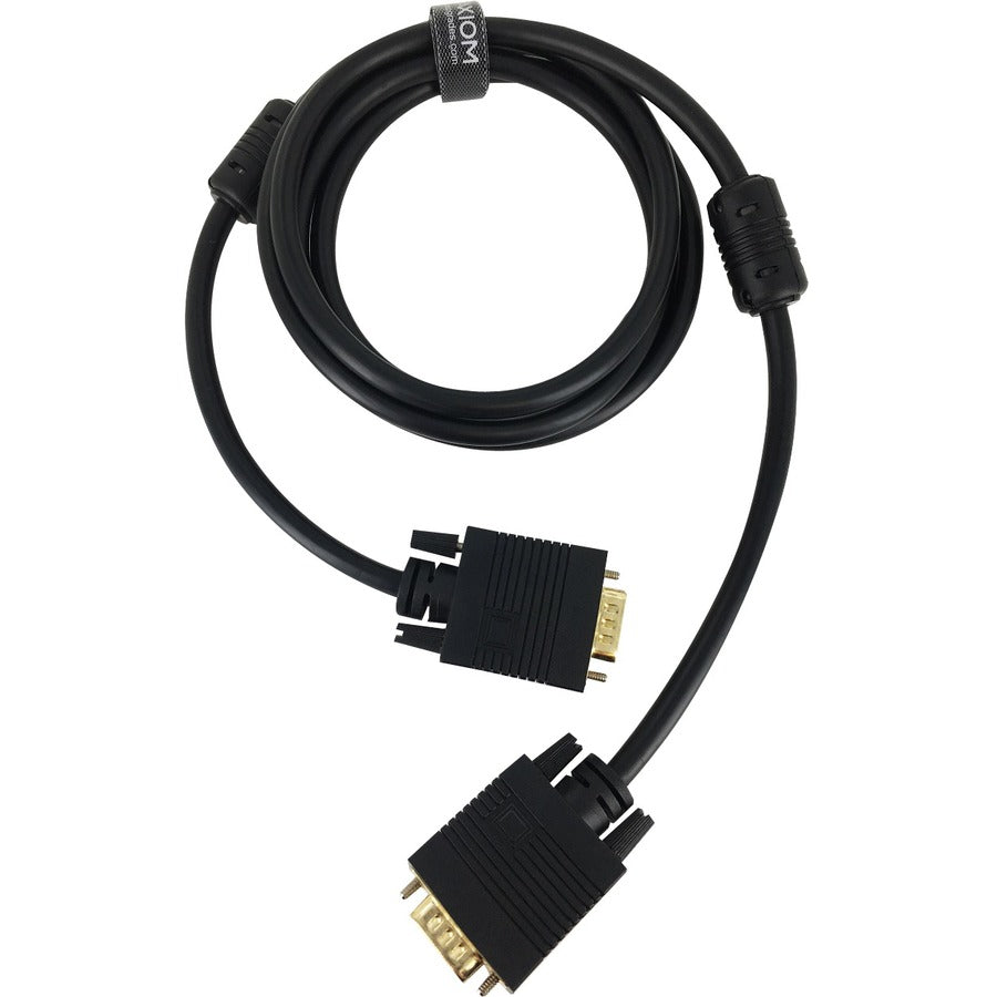 Axiom VGAMM10-AX VGA Audio/Video Cable, HD-15 Male, Black
