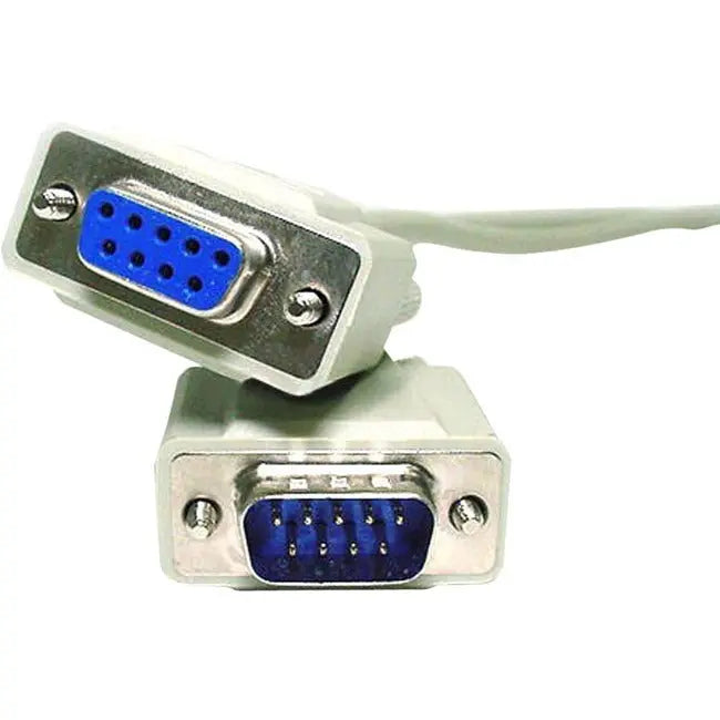 Monoprice 100ft DB 9 Male/Female Molded Serial Extension Cable