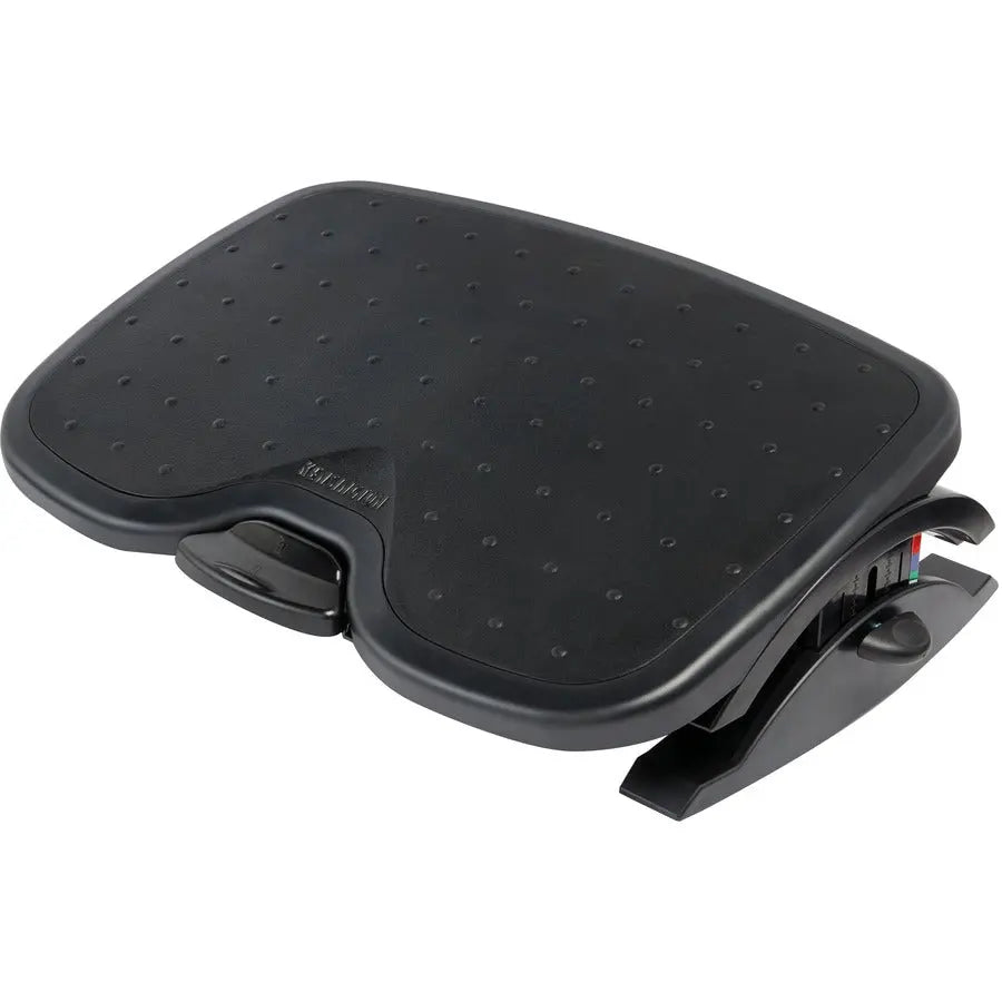 Kensington Solemate Plus Foot Rest - Black for Adjustable Comfort and Better Posture