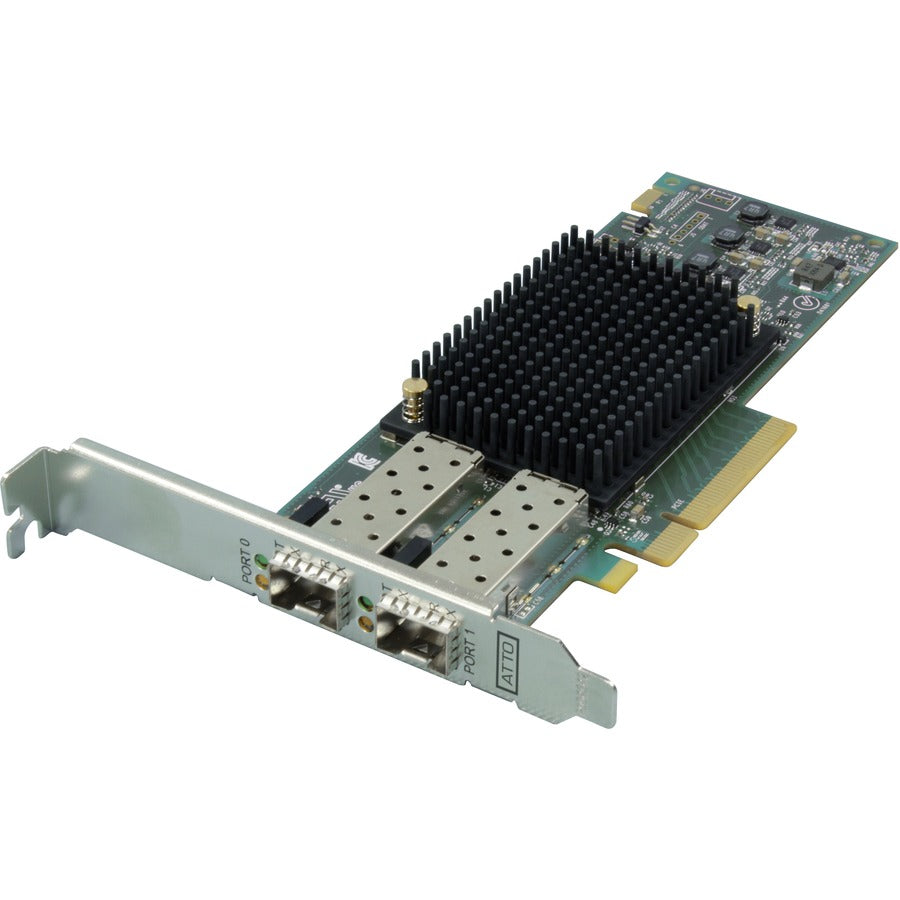 ATTO Celerity CTFC-162P-000 Dual-Channel 16Gb Gen 6 Fibre Channel Host Bus Adapter