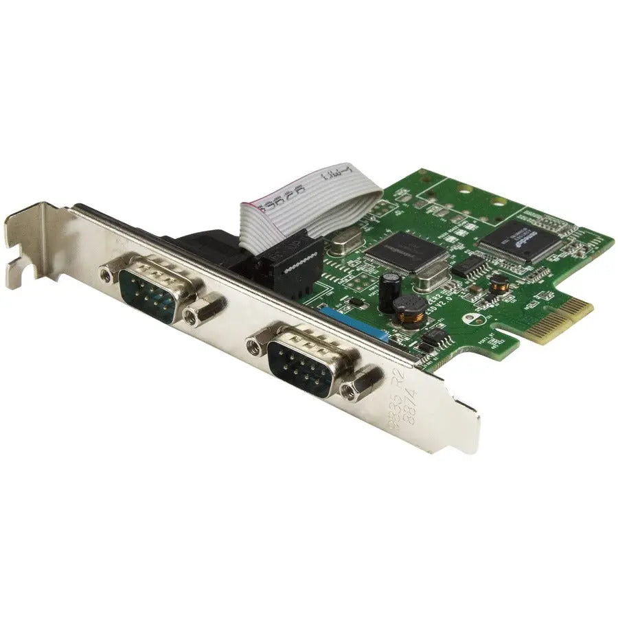 StarTech.com PEX2S1050 2-Port PCI Express Serial Card with Dual 16C1050 UART RS232 Ports