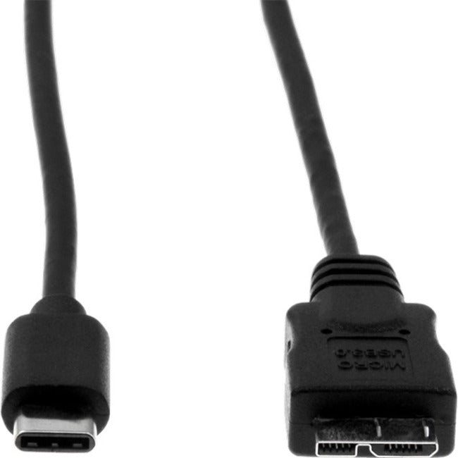 Rocstor Premium USB-C to Micro-B Data Transfer Cable - 3 Feet, Black