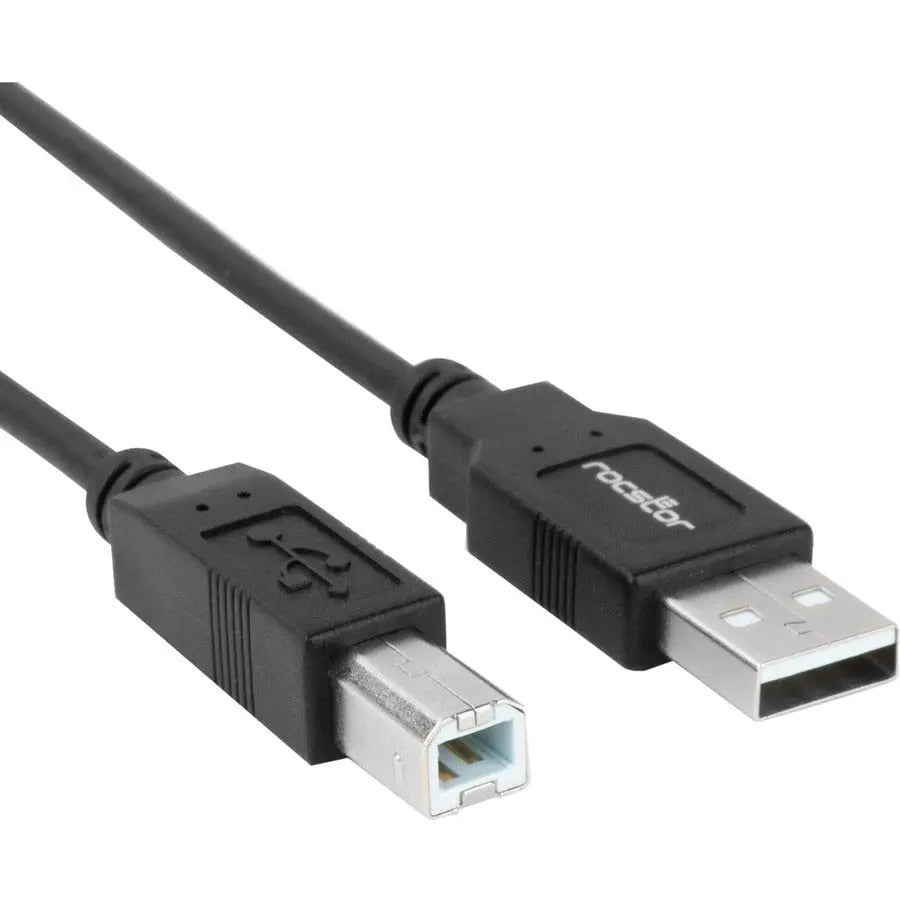 Rocstor Premium 10 ft USB 2.0 Type-A to Type-B Cable - High-Speed Data Transfer for Printers and Scanners