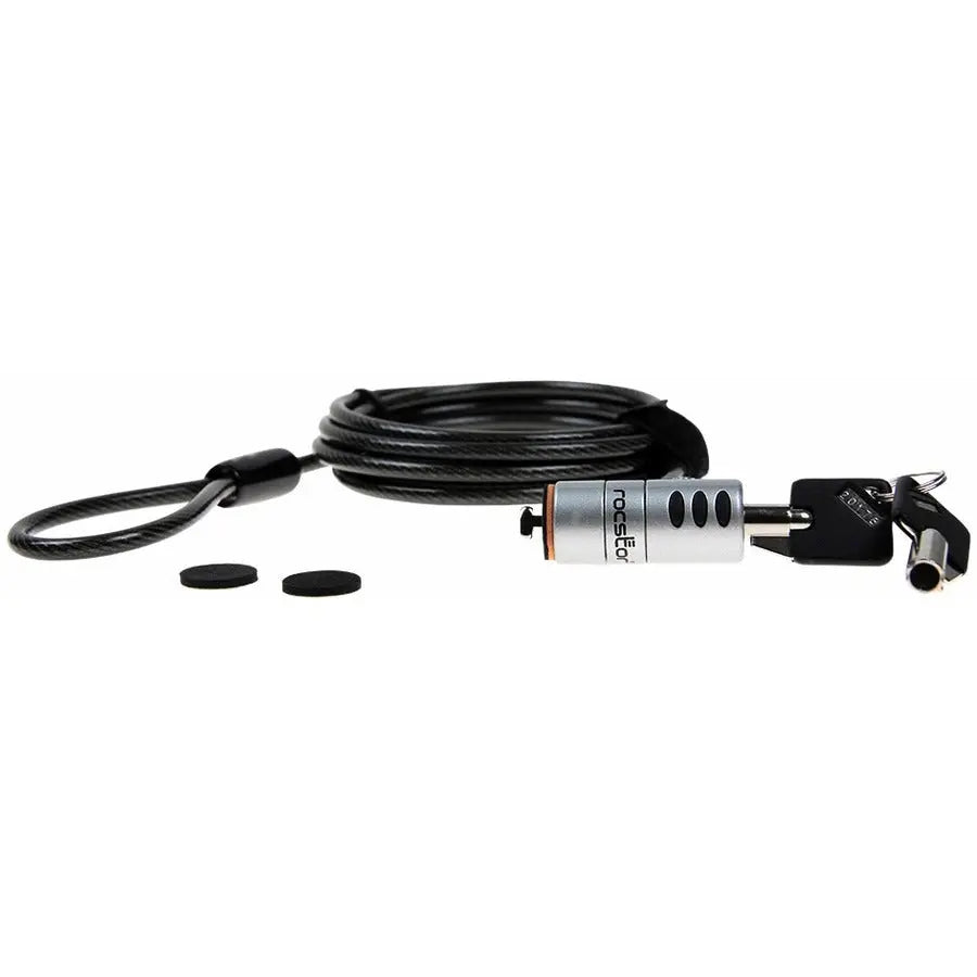 Rocstor Rocbolt Portable Security Cable Lock with 6 ft Galvanized Steel Cable and 2 Keys