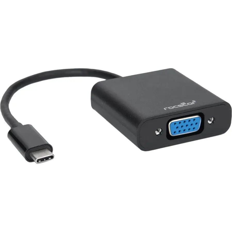 Rocstor Premium USB-C to VGA Adapter Y10C128-B1 for Crisp Video Output
