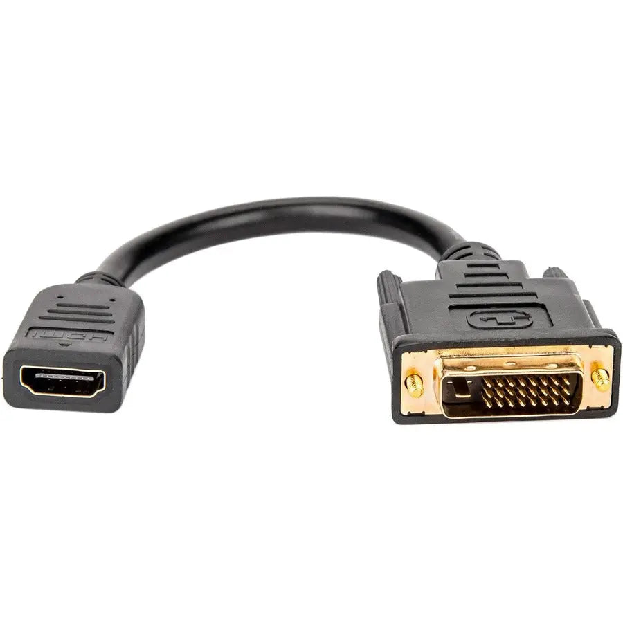 Rocstor Premium 8-inch HDMI Female to DVI-D Male Video Cable Adapter (Part Y10C123-B1)