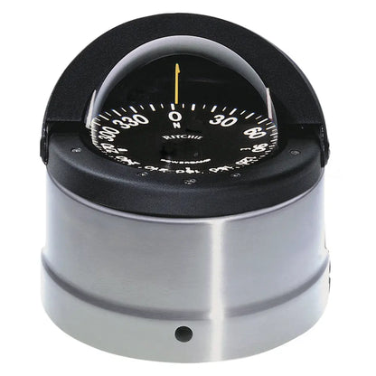 Ritchie Navi DNP200 Compass Binnacle Mount with 4.5-Inch Dial, Silver Finish