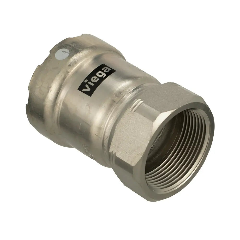 Viega MegaPress 316 FKM FPT Adapter - 2 inch x 2 inch Female Pipe Thread