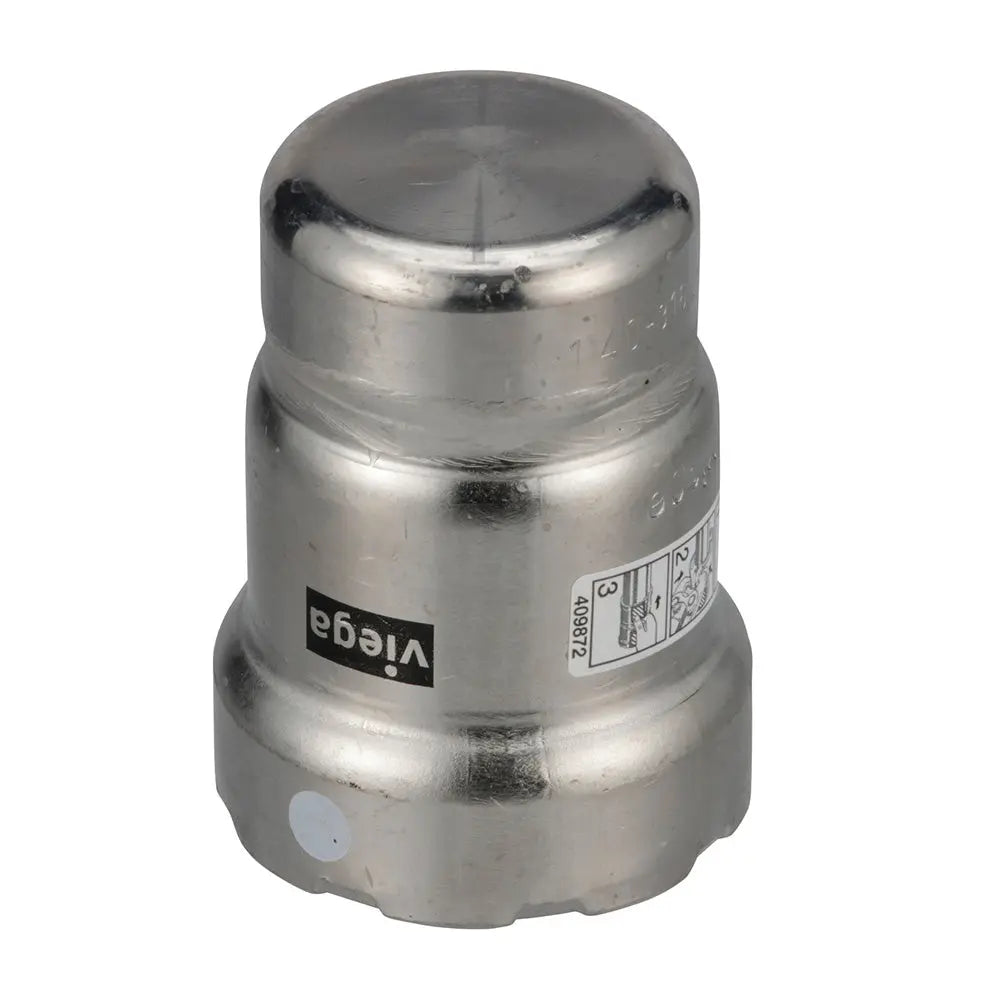 Viega MegaPress 316 FKM 1-1/2 inch Cap for Stainless Steel Pipe