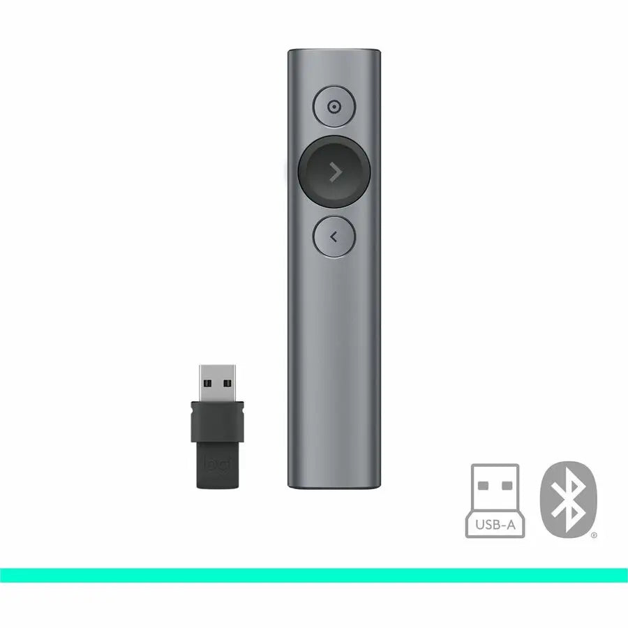 Logitech Spotlight Presentation Remote - Wireless Clicker with Laser Pointer and Digital Highlighting