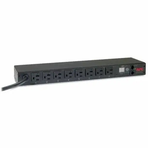 APC NetShelter Metered Rack PDU, 1U, 20A, 120V, 8 NEMA 5-20 outlet