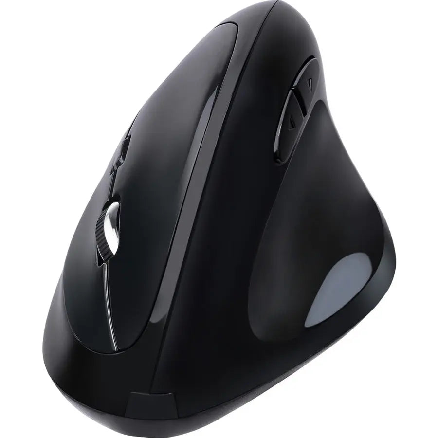 Adesso IMOUSE E30 Wireless Vertical Programmable Mouse – Ergonomic 2.4 GHz Mouse with Adjustable DPI and AI Hotkey