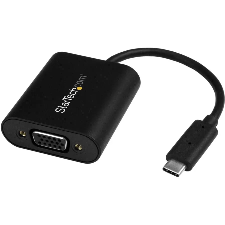 StarTech.com USB-C to VGA Adapter with Presentation Mode Switch - Supports 1920x1200 Resolution
