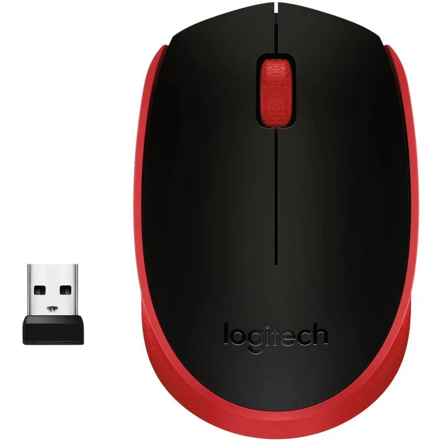 Logitech M170 Wireless Compact Mouse - Red