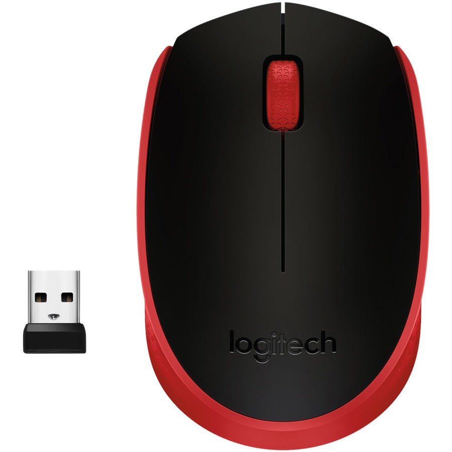 Logitech M170 Wireless Compact Mouse - Red