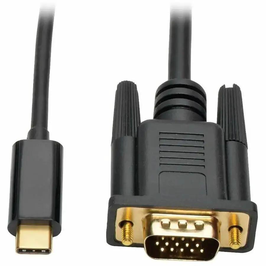 Eaton Tripp Lite Series USB-C to VGA Adapter Cable (U444-006-V), 6 ft, Black by Eaton Corporation