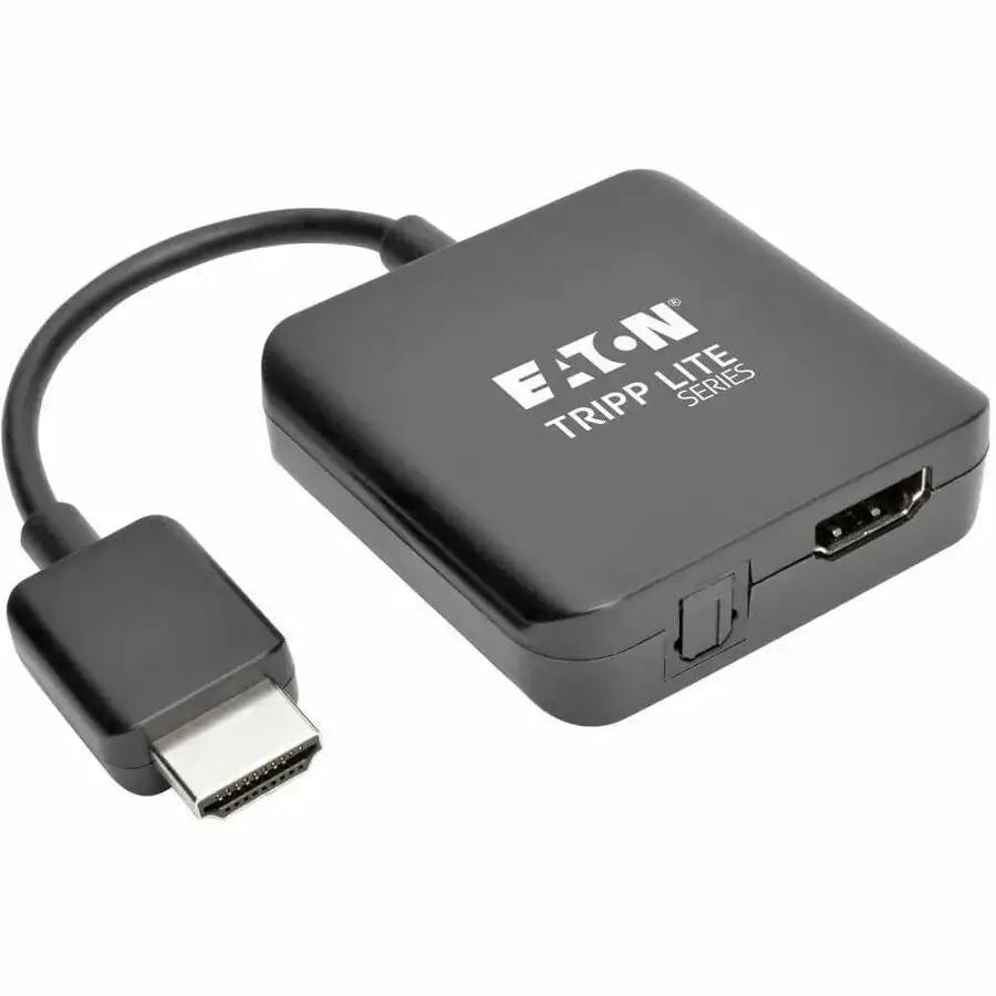 Eaton Tripp Lite Series P130-06N-AUDIO 4K HDMI Audio De-Embedder and Extractor with TOSLINK and 3.5mm Stereo Outputs by Eaton Corporation