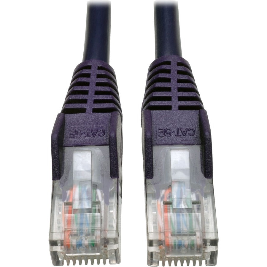 Eaton Tripp Lite Series N001-003-PU 3 ft Purple Cat5e Snagless UTP Network Patch Cable (RJ45 Male/Male)