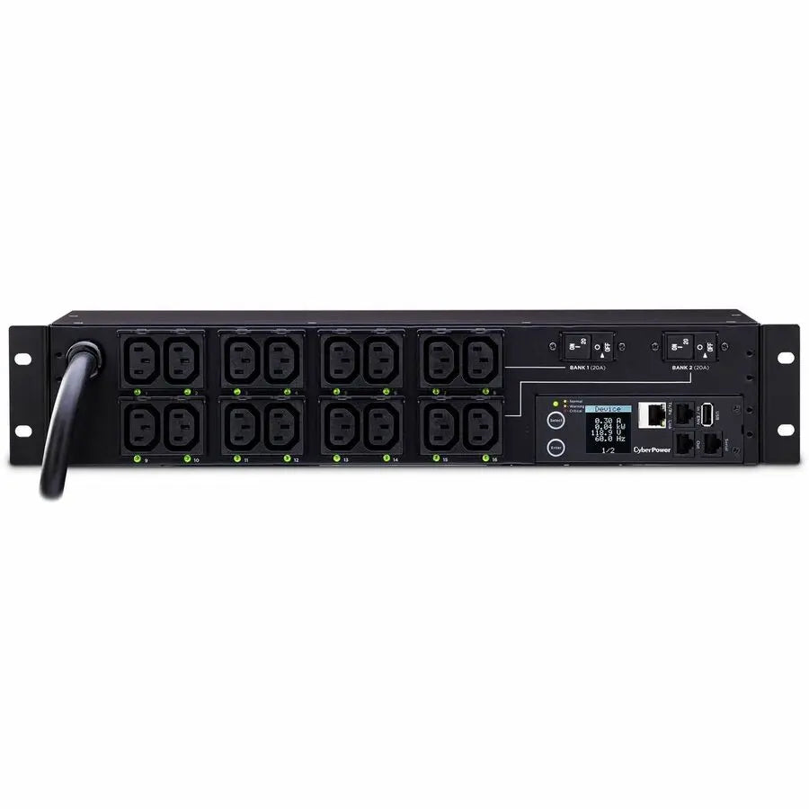 CyberPower PDU81007 Switched Metered-by-Outlet Power Distribution Unit for Data Centers