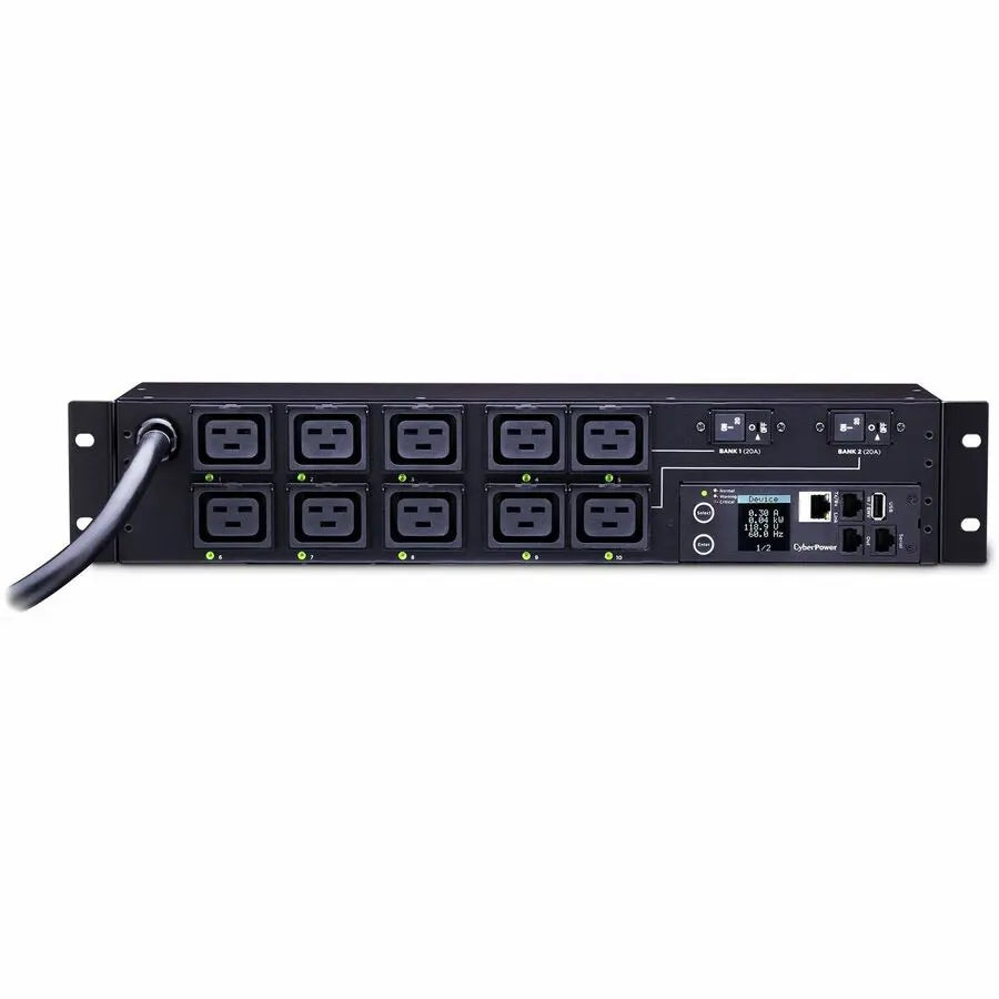 CyberPower PDU81009 Switched Metered-by-Outlet Power Distribution Unit for Data Centers and Network Closets