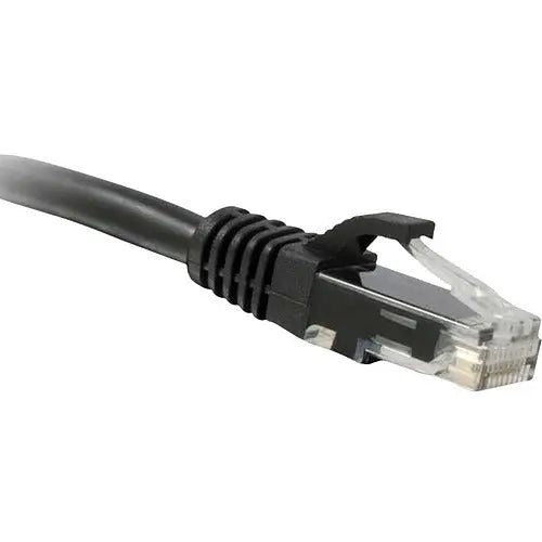 ENET Cat6 Black 12 Foot Patch Cable with Snagless Molded Boot (UTP) Network Cable RJ45 to RJ45