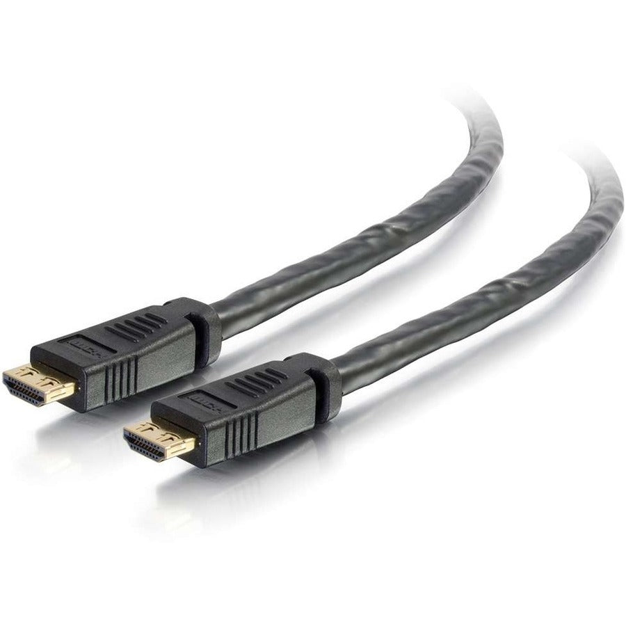 C2G 50ft 4K HDMI Cable with Gripping Connectors – Plenum Rated CL2P – Supports 1080i