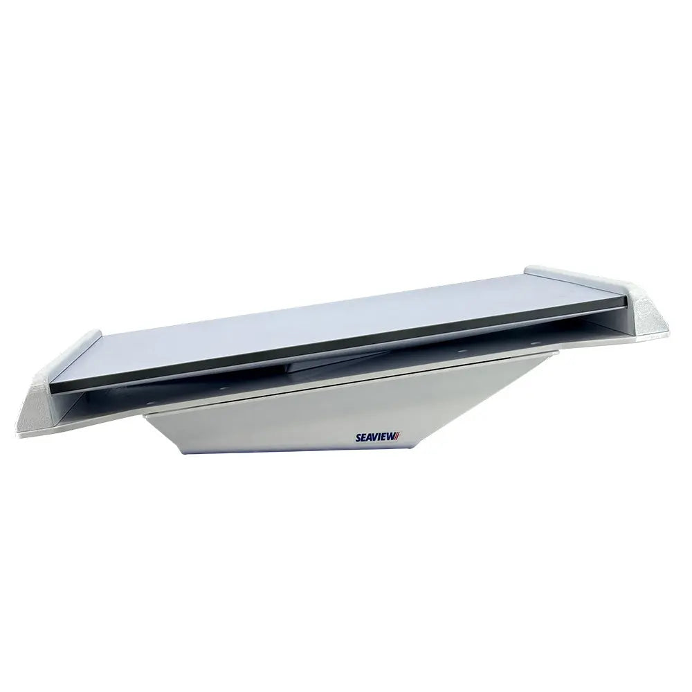 Seaview Gen 3 Standard Starlink Antenna Mount with 8 Degree Wedge Base - White