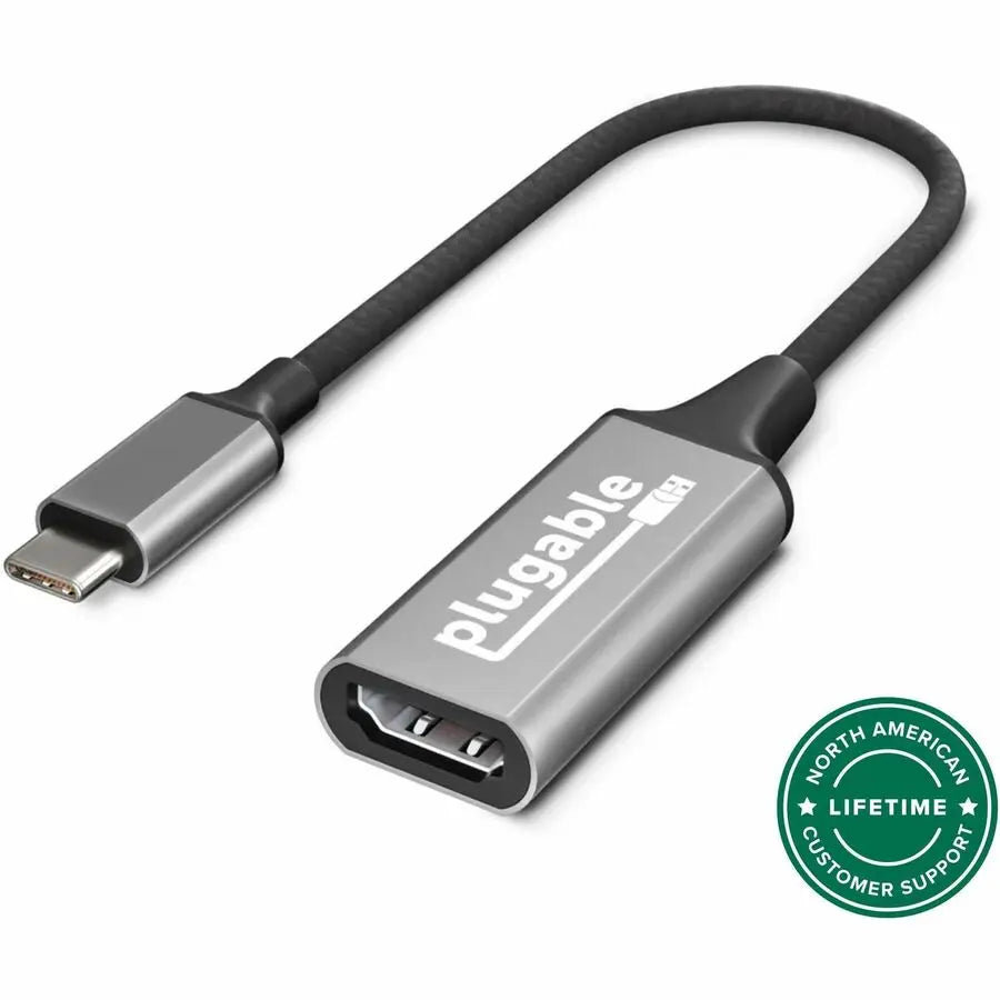 Plugable USB-C to HDMI 2.0 Adapter with 4K Support for USB4 and Thunderbolt Devices