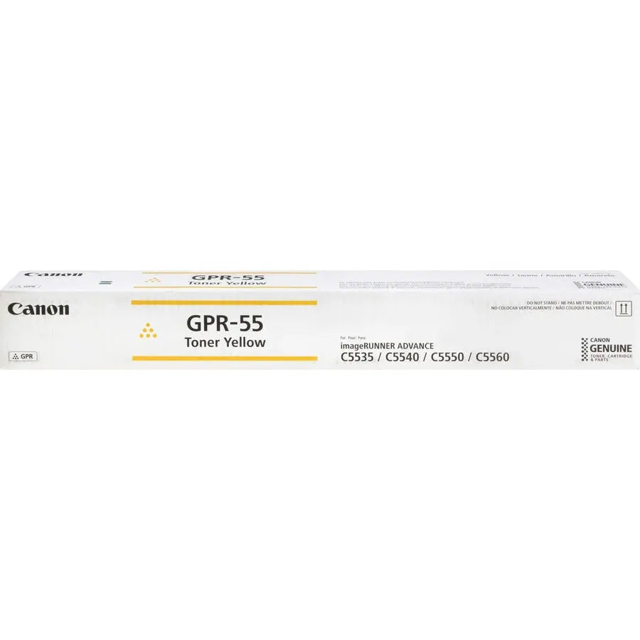 Canon GPR-55 Original Yellow Laser Toner Cartridge for imageRunner Advance C5535i, C5540i, C5550i, C5560i