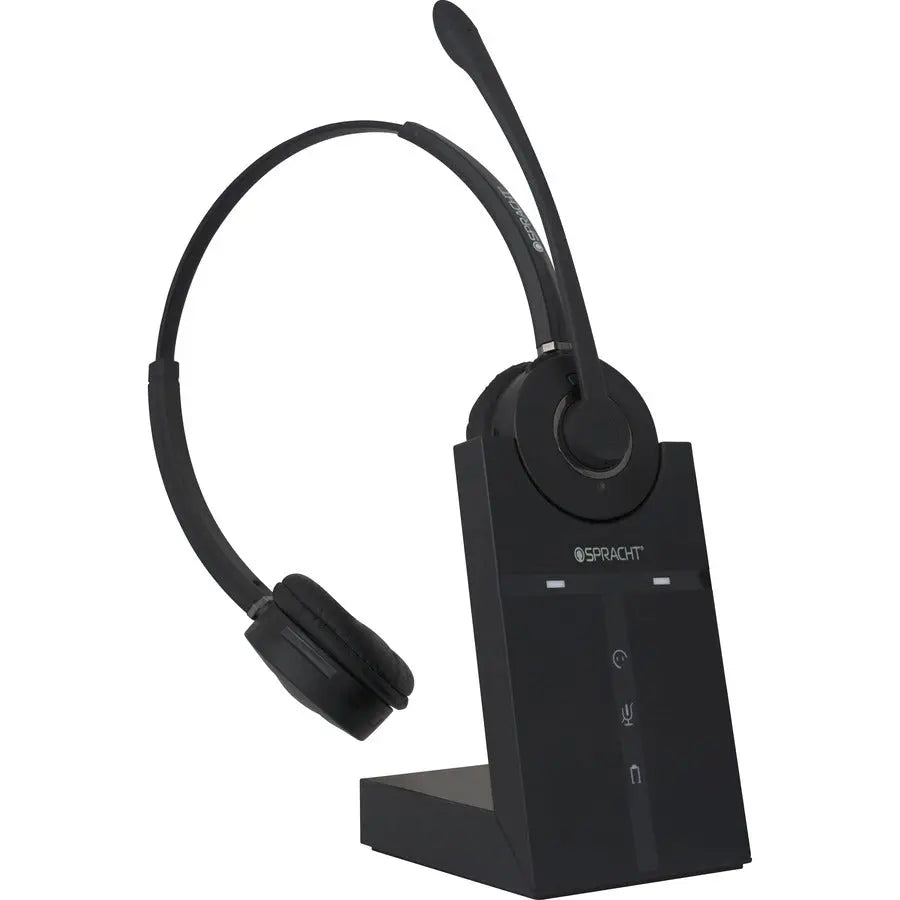 Spracht ZUM Maestro DECT Headset HS-2019 – Wireless Bluetooth Alternative with Noise-Canceling Microphone and Conference Call Support