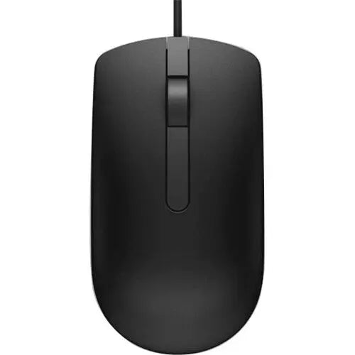 Dell MS116 Optical Mouse - Reliable USB Wired Mouse for Office and Home Use