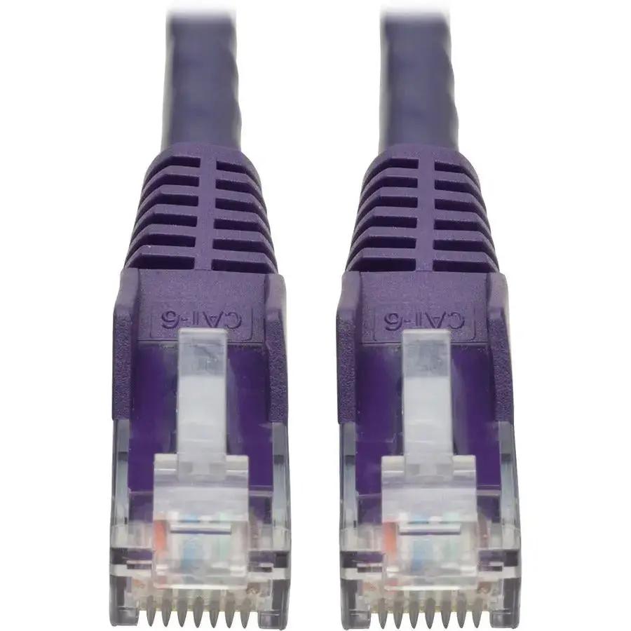 Eaton Corporation Tripp Lite N201-001-PU Cat6 Gigabit Snagless Ethernet Patch Cable - 1 ft Purple by Eaton Corporation