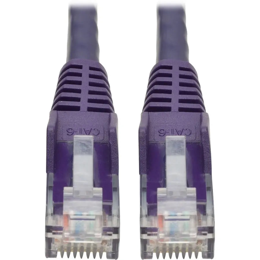 Eaton Corporation Tripp Lite N201-006-PU Cat6 Gigabit Snagless UTP Ethernet Cable, 6 ft, Purple