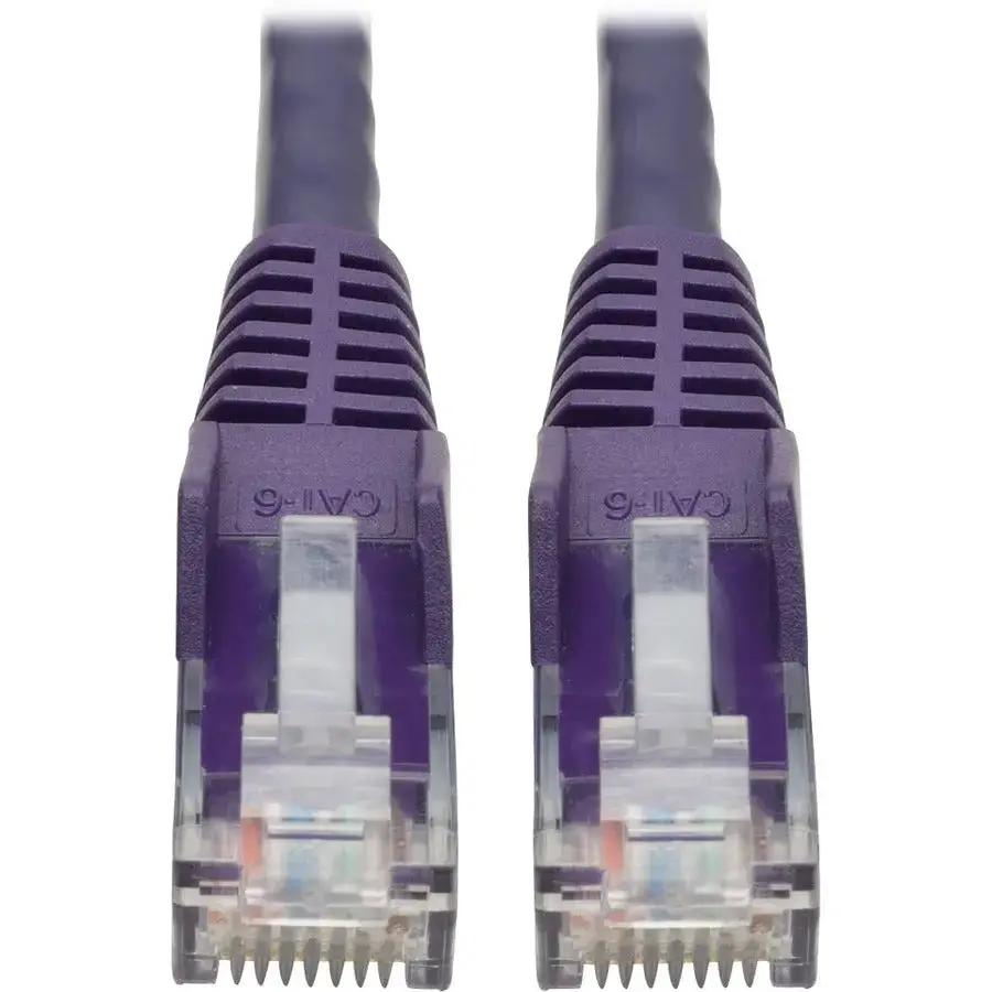 Eaton Corporation Tripp Lite N201-006-PU Cat6 Gigabit Snagless UTP Ethernet Cable, 6 ft, Purple by Eaton Corporation
