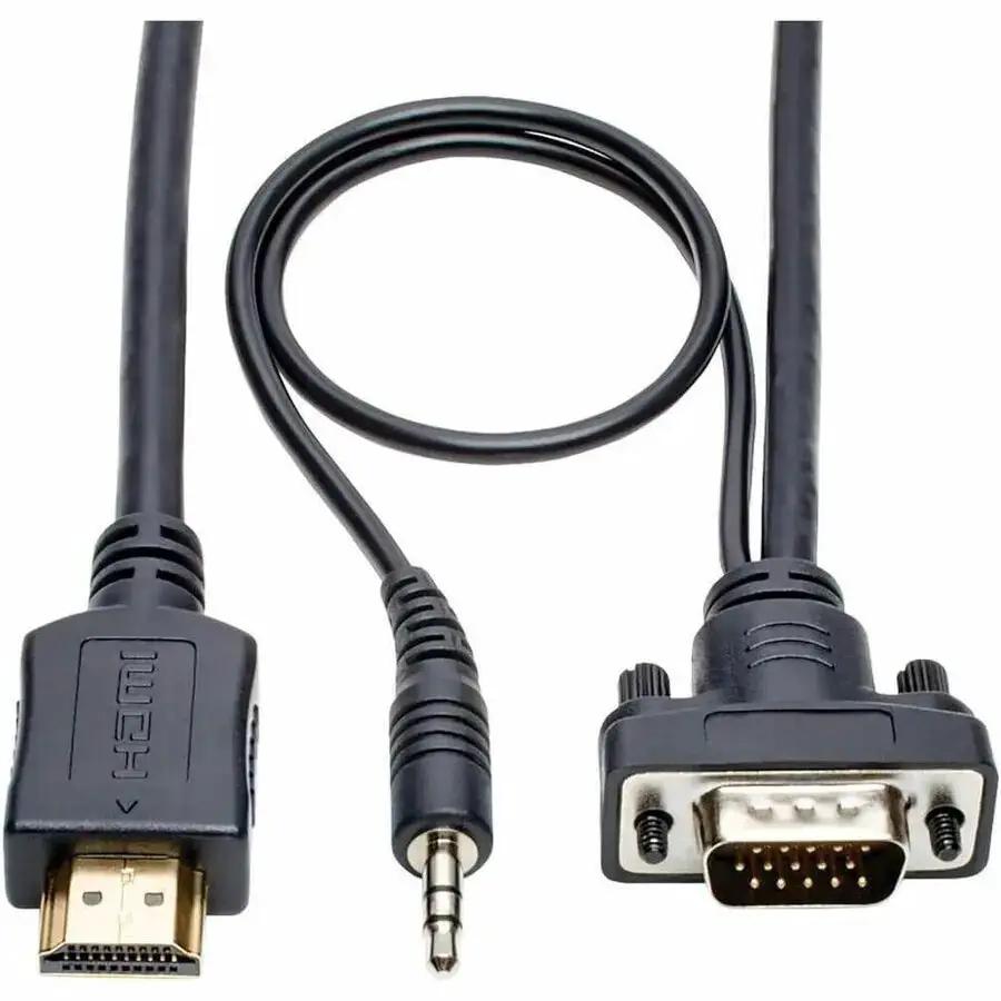 Eaton Tripp Lite Series P566-015-VGA-A HDMI to VGA + Audio Active Converter Cable, 15 ft by Eaton Corporation