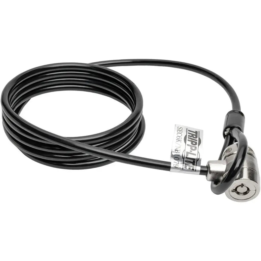 Eaton Tripp Lite SEC6K Keyed Laptop Security Lock with 6 ft. Cable for Docking Stations
