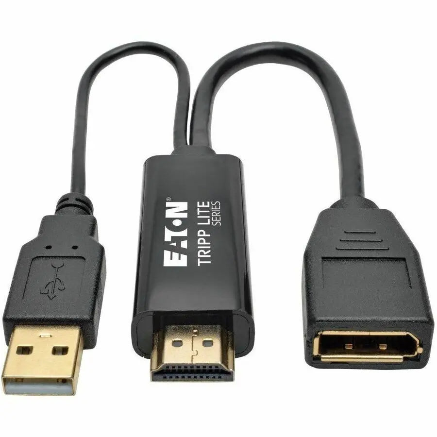 Eaton Corporation Tripp Lite P130-06N-DP-V2 4K HDMI to DisplayPort Active Converter (M/F)