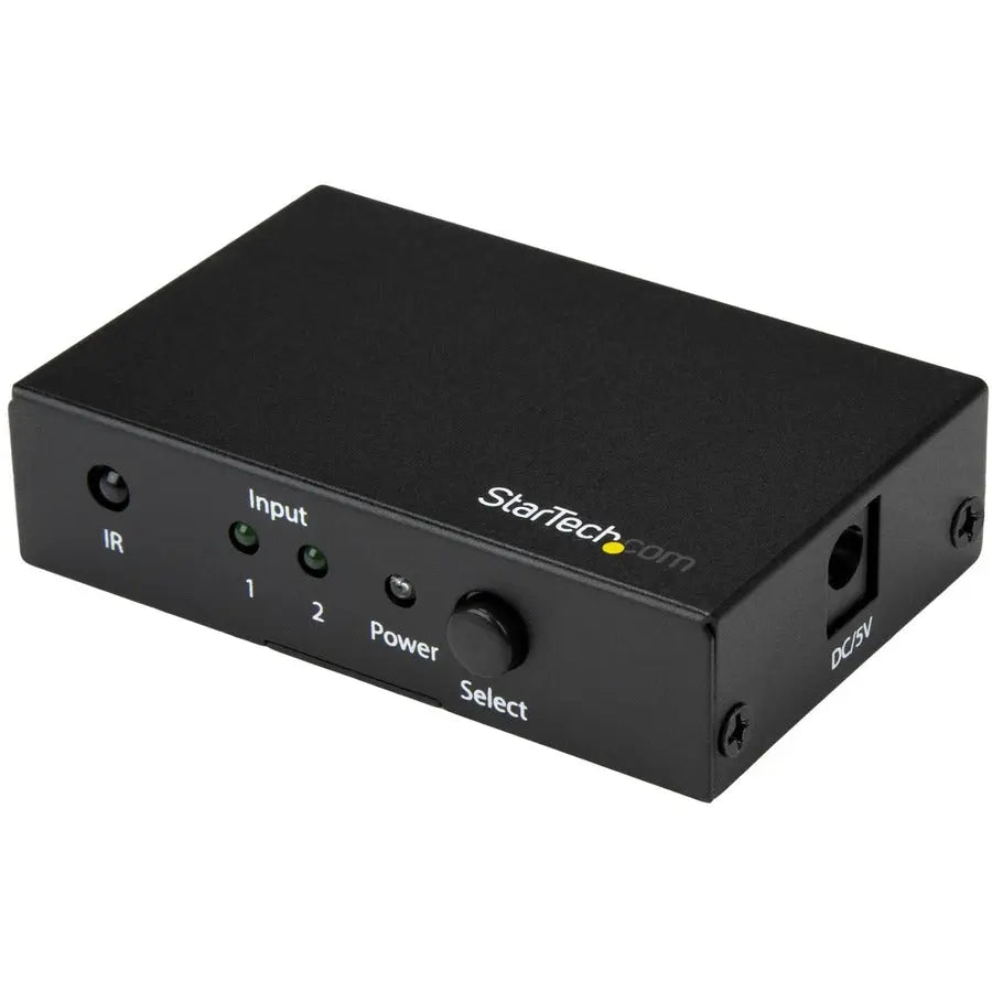 StarTech.com VS221HD20 2-Port HDMI Switch with 4K 60Hz Support and Automatic Switching