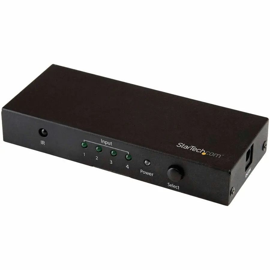 StarTech.com 4-Port HDMI Switch - Supports 4K at 60Hz with HDCP and IR Remote