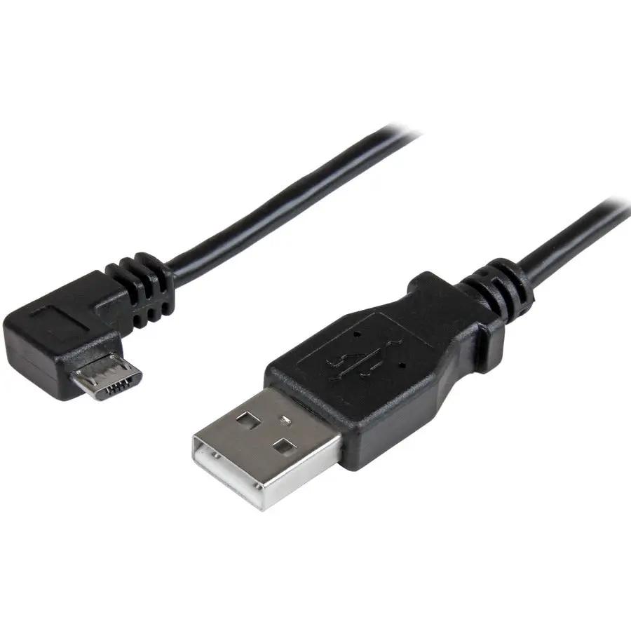 StarTech.com 0.5 m Right Angle Micro USB Cable – Charge and Sync with 24 AWG Wires by StarTech.com