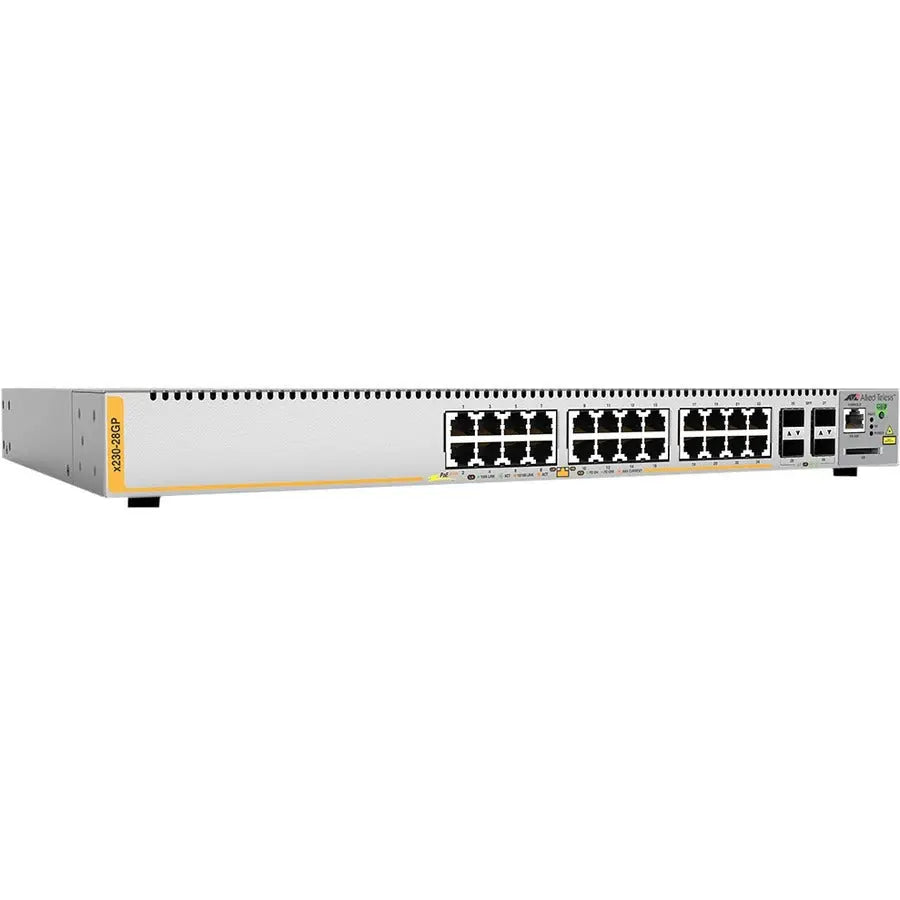 Allied Telesis x230-28GP Layer 3 Switch with 24 PoE Gigabit Ports and 4 SFP Uplinks
