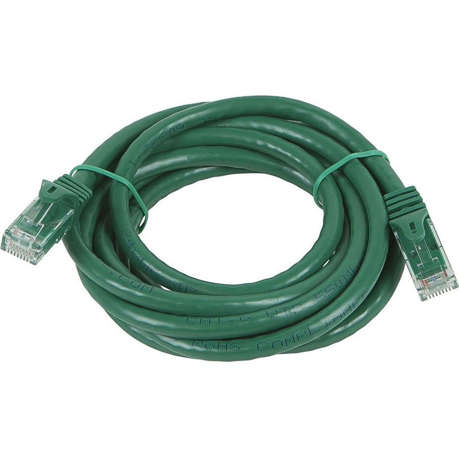 Monoprice FLEXboot Series Cat5e 7ft Green UTP Ethernet Network Patch Cable - Reliable 24AWG Connectivity