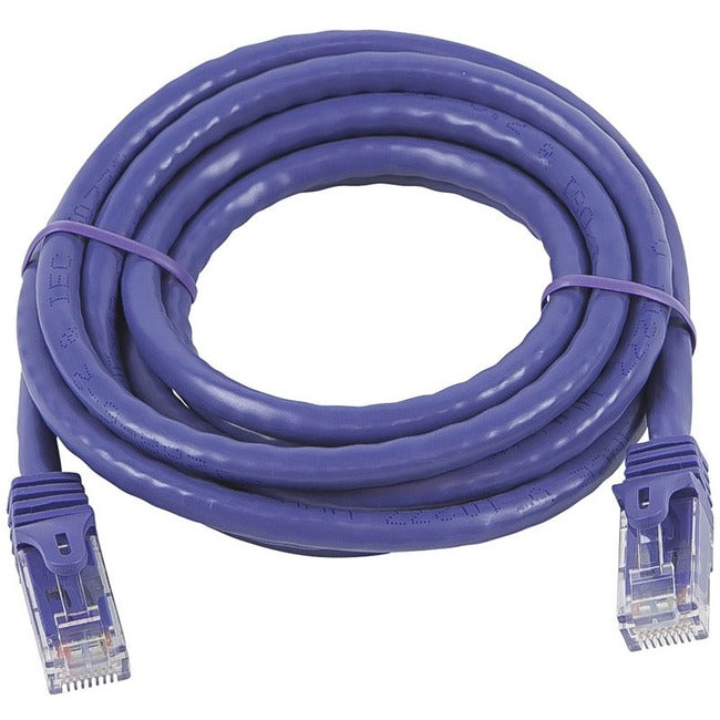 Monoprice FLEXboot Series Cat5e 7ft Purple UTP Ethernet Network Patch Cable