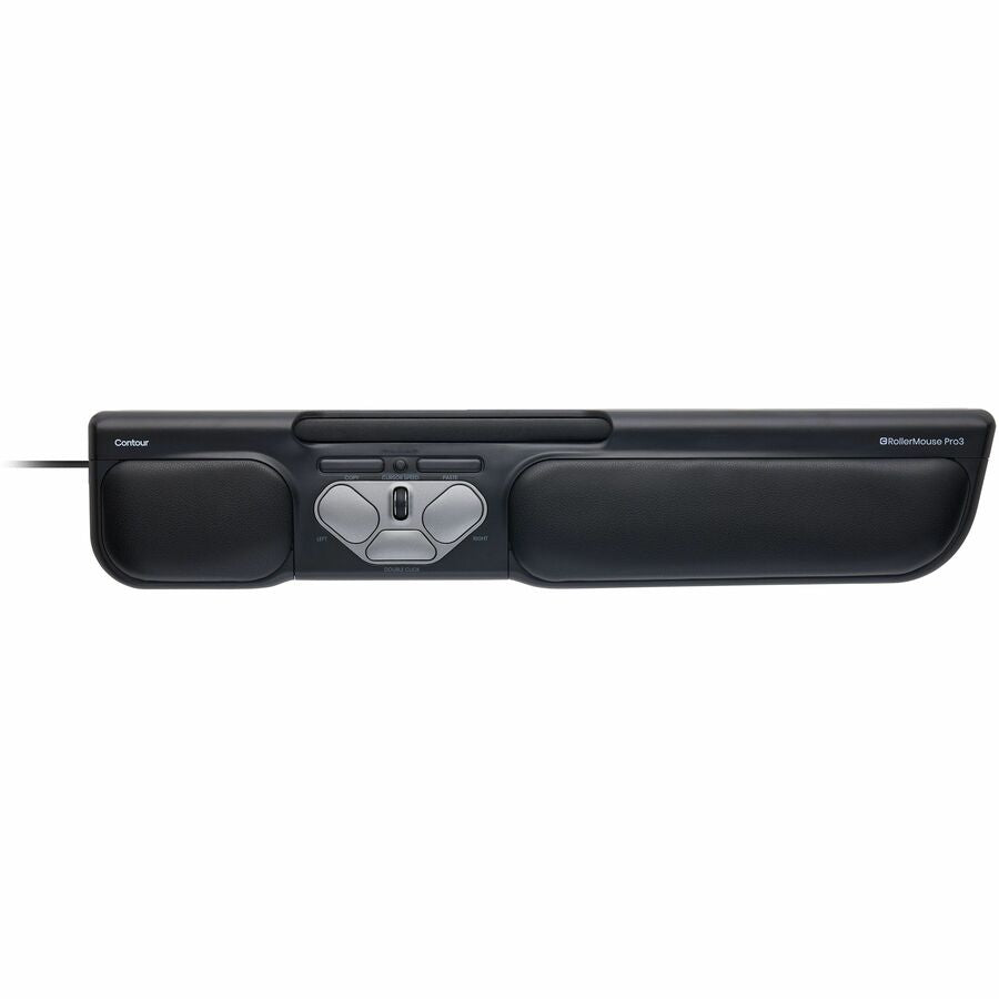 Contour Design Inc. RollerMouse Pro3 Ergonomic Wired Centered Mouse for Computer - Black