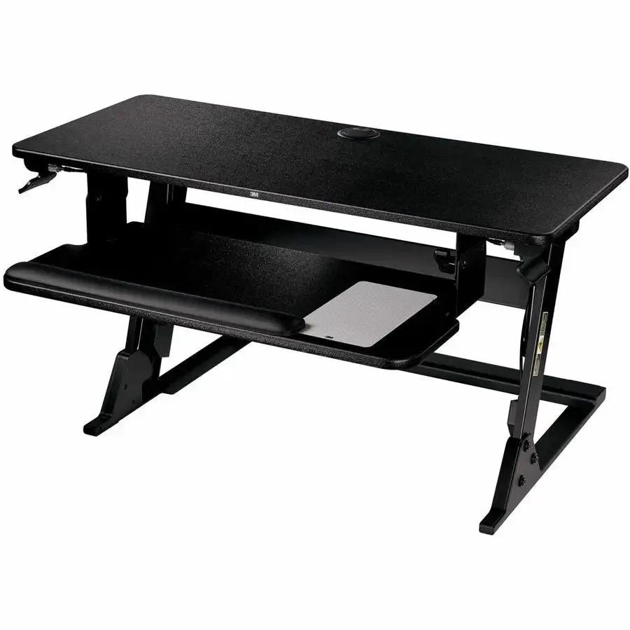 3M Precision Standing Desk SD60B – Adjustable Monitor Riser with Gel Wrist Rest and Mouse Pad by 3M