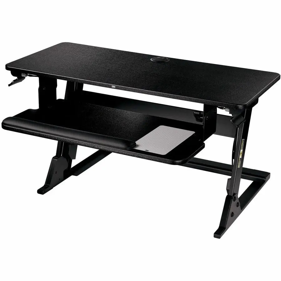 3M Precision Standing Desk SD60B – Adjustable Monitor Riser with Gel Wrist Rest and Mouse Pad for Ergonomic Comfort