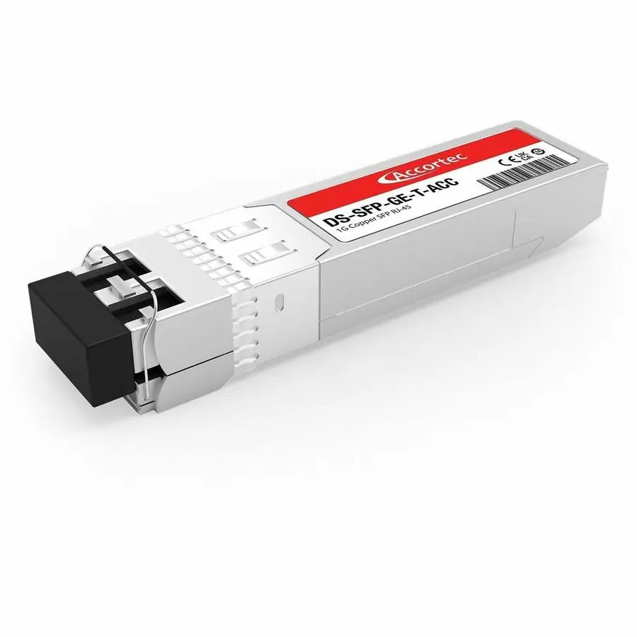 Accortec 1-Port Copper Gigabit Ethernet SFP Transceiver for Cisco MDS 9000 Series - DS-SFP-GE-T-ACC