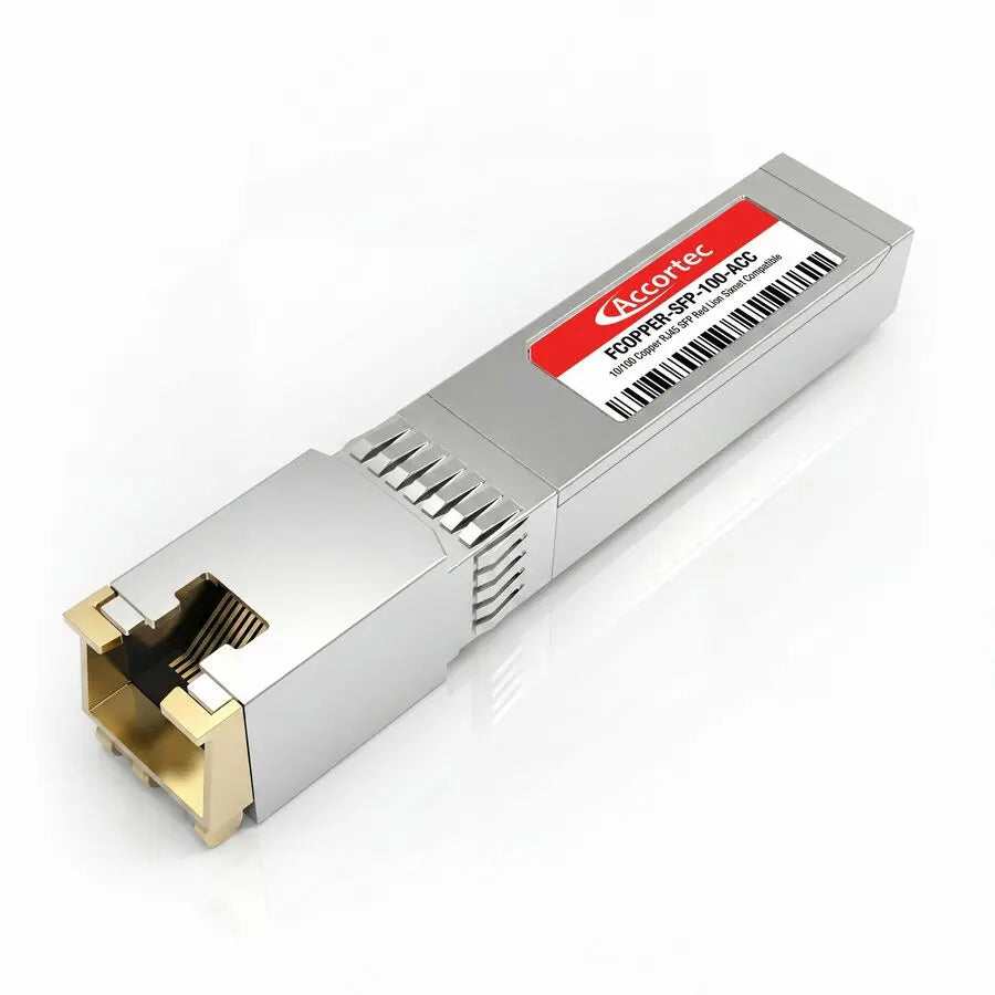 Accortec FCOPPER-SFP-100-ACC Ethernet SFP Module for Sixnet EL212F Switch